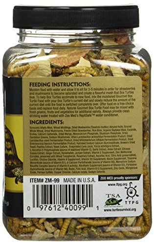 Gourmet Box Turtle Food Net Wt 8.25oz (254g)