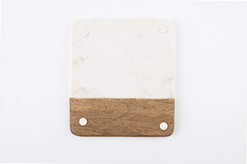 Mud Pie Circa Lets Dip Set, White 2" x 6"