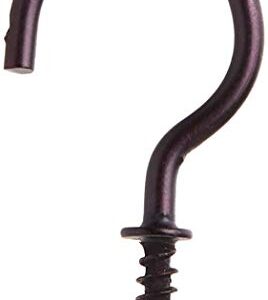 Liberty 160376 1-1/4" Cup Hooks (Pack of 18), Rubbed Bronze