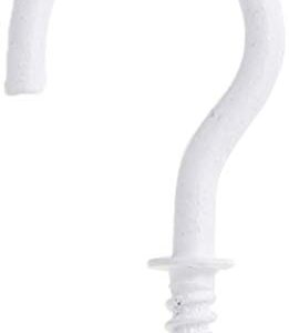 Liberty160378 7/8" Alloy Steel Cup Hooks (Pack of 36), White