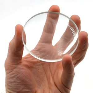 Double Concave Lens, 300mm Focal Length, 3" (75mm) Diameter - Spherical, Optically Worked Glass Lens - Ground Edges, Polished - Great for Physics Classrooms - Eisco Labs