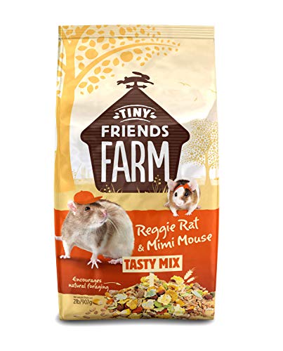 Supreme Tiny Friends Farm Reggie Rat and Mimi Mouse Tasty Mix 2lb