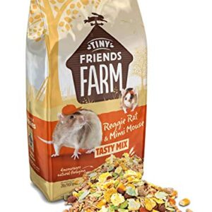 Supreme Tiny Friends Farm Reggie Rat and Mimi Mouse Tasty Mix 2lb