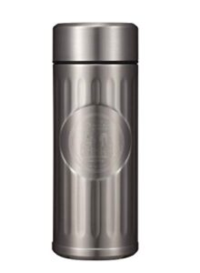 cb japan qahwa water bottle, silver, 14.2 fl oz (420 ml), direct drinking, stainless steel bottle, vacuum, insulated, kahua, coffee bottle