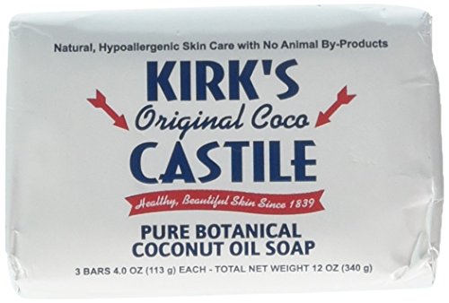 Kirk's Natural Castile Soap, Original, 4 Oz, Pack of 3