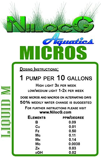 NilocG Aquatics | Liquid NPK+M | 500ml Bottles | Highly Concentrated Aquarium Plant Fertilizer for Demanding Planted Tanks