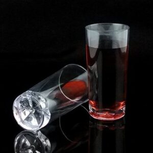 Zappy 52 Disposable Plastic Straight Wall Shooter Glasses 1.75 Oz Clear Tumblers - Tasting Sample Dessert Shooters Wine Beer Champagne Jello Cup Shot Glass Cups