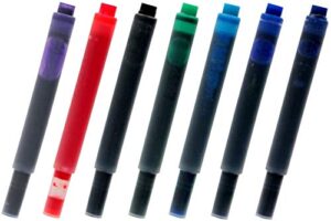 lamy fountain pen ink cartridges, assorted ink, pack of 7