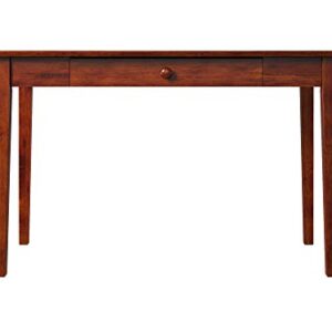 AFI Shaker Desk with Drawer, Brown