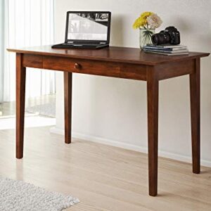 AFI Shaker Desk with Drawer, Brown