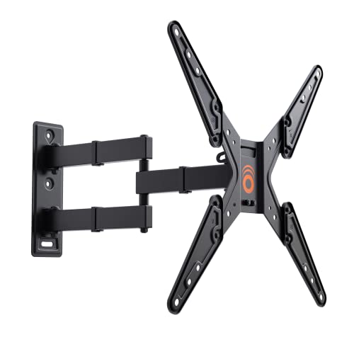 ECHOGEAR Swivel Full Motion TV Wall Mount Bracket for 26-58 Inch TVs – Extend and Tilt Your TV - Easy Single Stud Install