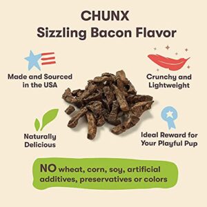 Pet 'n Shape Beef Lung Chunx Dog Treats - Made and Sourced in the USA - 16 Ounce