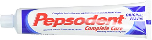 Pepsodent Complete Care Anticavity Fluoride Toothpaste, Original, 5.5 Ounce (Pack of 6)