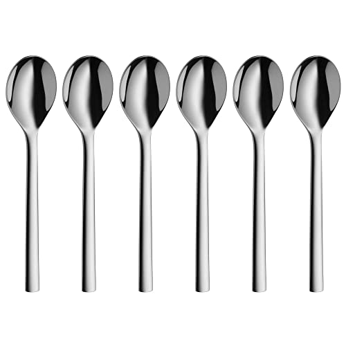 WMF 1291376040 Fruit Knife and Fork Set of 13 for 6 People Nuova Cromargan Stainless Steel Polished Silver 25.3 x 12.5 x 3 cm