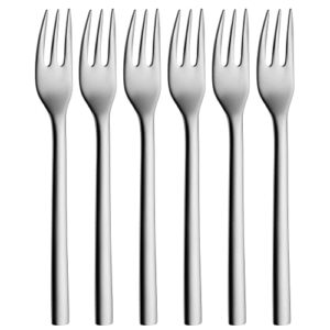 WMF 1291376040 Fruit Knife and Fork Set of 13 for 6 People Nuova Cromargan Stainless Steel Polished Silver 25.3 x 12.5 x 3 cm