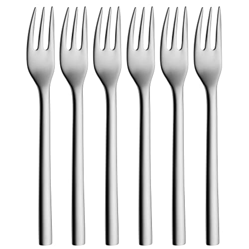 WMF 1291376040 Fruit Knife and Fork Set of 13 for 6 People Nuova Cromargan Stainless Steel Polished Silver 25.3 x 12.5 x 3 cm