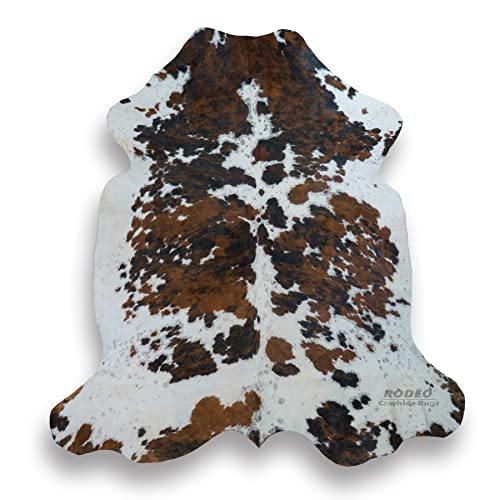 rodeo Genuine Tricolor Cowhide Rug Tricolor XXL