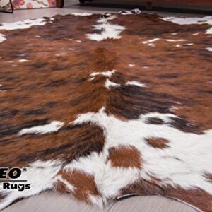 rodeo Genuine Tricolor Cowhide Rug Tricolor XXL