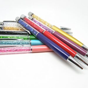 10 Pack Crystal Ballpoint Pen Filled With Swarovski Crystal Elements