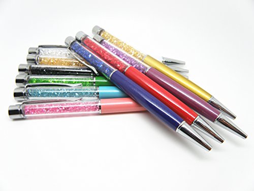 10 Pack Crystal Ballpoint Pen Filled With Swarovski Crystal Elements