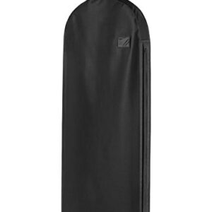 Whitmor Deluxe Zippered Dress Bag, Black