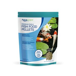 aquascape premium staple pond and koi fish food, mixed pellet size, 2.2-pounds
