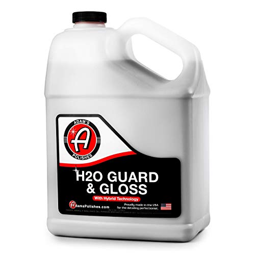 Adam’s H2O Guard & Gloss - Revolutionary Hybrid Top Coat Technology Combines Silica Sealant, Polish Wax, and Quick Detailer Technology - Seals, Shines, and Protects All Exterior Surfaces (Collection)