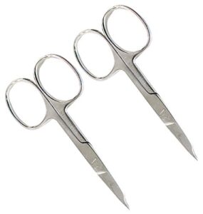 toolusa 4.5" nail scissors with 1-1/4" curved arrow blades: sc-44352-z02 : (pack of 2 pcs)