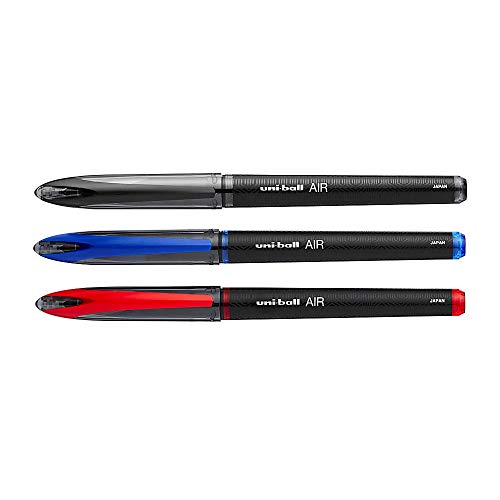 uni-ball Air Rollerball Pen, 7 mm, Assorted Ink, 3/Pack (1927595)