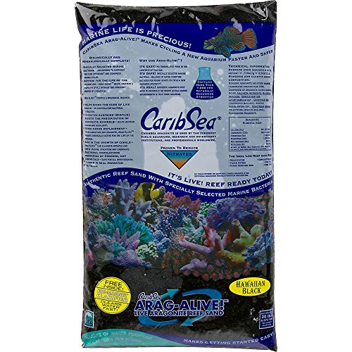 Carib Sea Arag-Alive Substrate, Hawaiian Black, 20 lb.