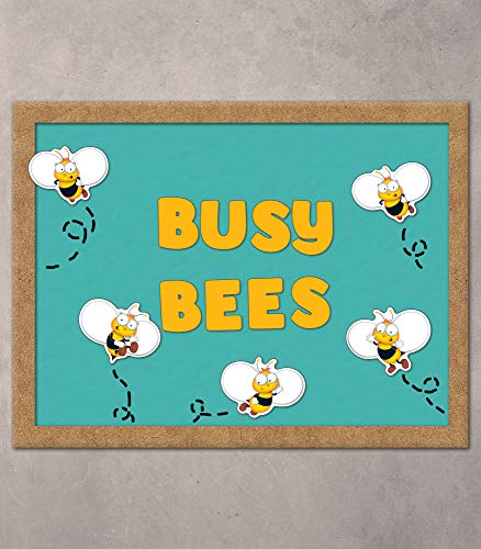 Carson Dellosa 45-Piece Buzz-Worthy Bee Bulletin Board Cutouts, Bumble Bee Cutouts for Bulletin Board, Spring Classroom Décor, Elementary and Seasonal Classroom Décor