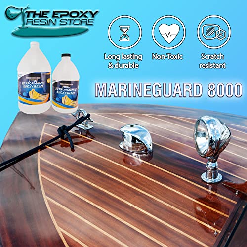 Boat Coating, Repairs, Construction, UV Stable Excellent Non Yellowing for High Performance Coatings, 2 Part epoxy kit, Excellent Table Top, Countertops