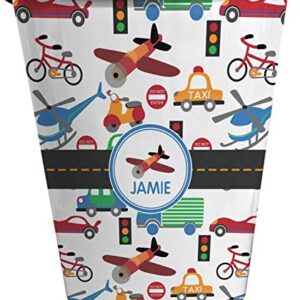 RNK Shops Transportation Waste Basket - Single Sided (Black) (Personalized)