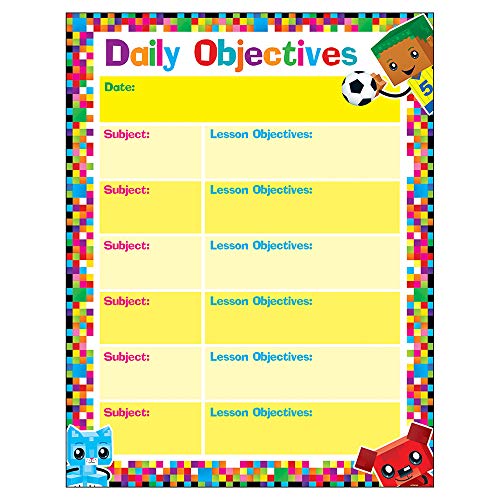 Daily Objectives BlockStars!® Learning Chart