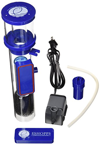 ESHOPPS Nano Skimmer | Protein Skimmer for Nano Tanks | New improved adjustable magnetic mount | Adjustable water height. Minimal foot print. Fits most All in one tanks back chamber