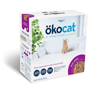 okocat natural wood cat litter, long hair breeds