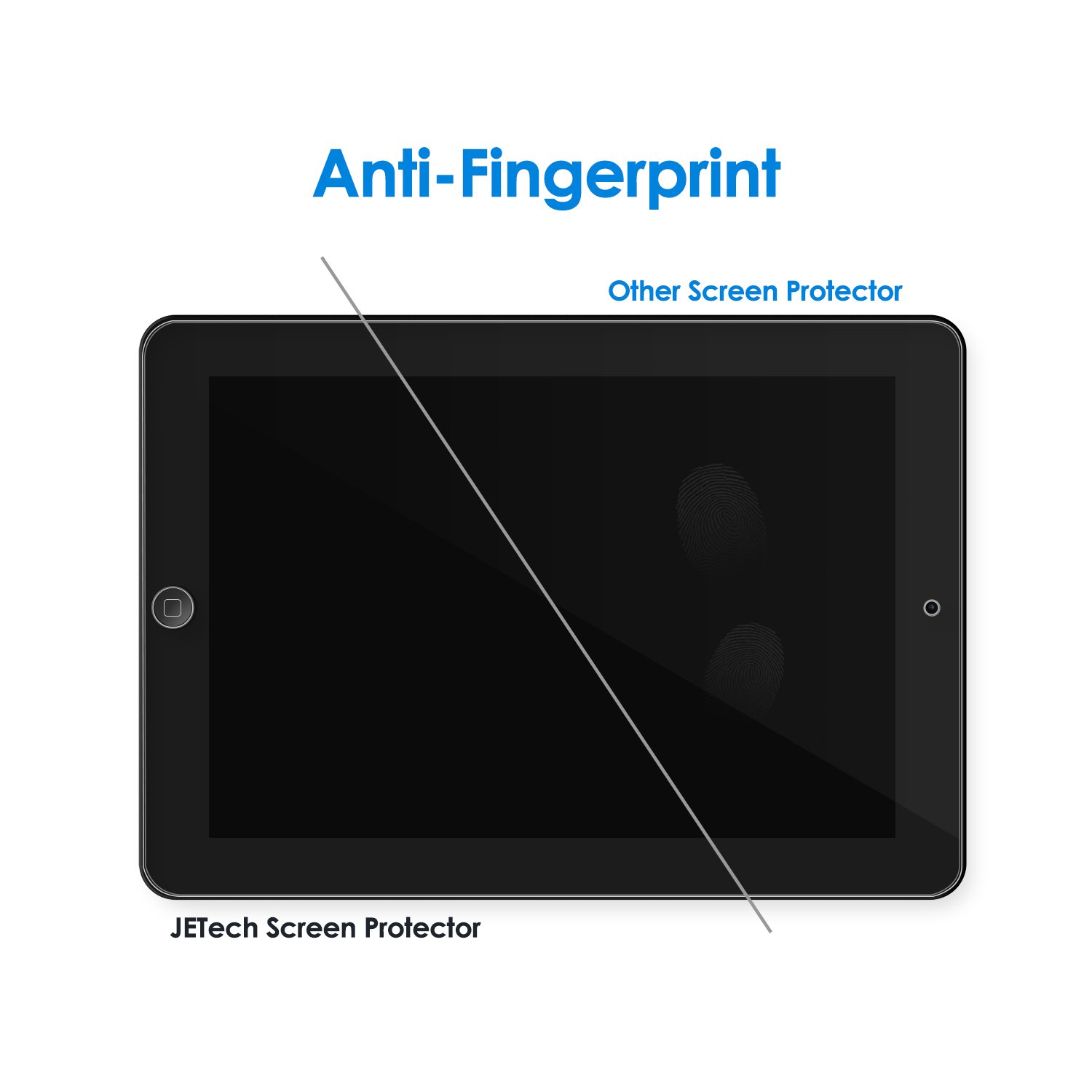 JETech Screen Protector for iPad 2 3 4 (Oldest Models), Tempered Glass Film, 1-Pack