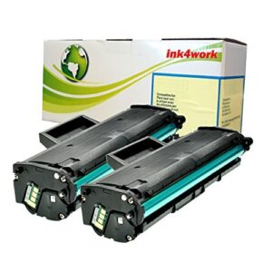 ink4work db1160 compatible toner cartridge replacement for dell b1160, b1160w b1163w b1165nfw 331-7335 hf442 (black, 2-pack)