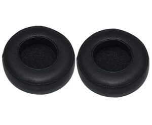 vekeff 2 pcs replacement earpads ear pads cushion for beats by dr.dre pro/detox headphones (black)