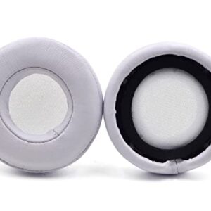 VEKEFF 1 Pair Replacement Ear Pads/Cushions for Beats by Dr Dre. Mixr - White