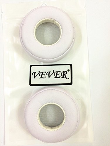 VEKEFF 1 Pair Replacement Ear Pads/Cushions for Beats by Dr Dre. Mixr - White