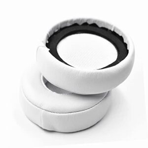 VEKEFF 1 Pair Replacement Ear Pads/Cushions for Beats by Dr Dre. Mixr - White