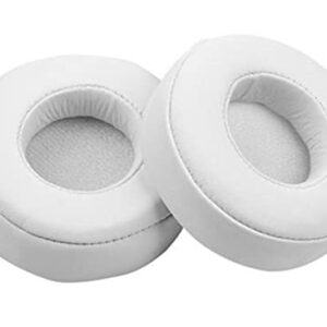 VEKEFF 1 Pair Replacement Ear Pads/Cushions for Beats by Dr Dre. Mixr - White