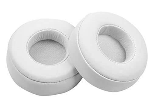 VEKEFF 1 Pair Replacement Ear Pads/Cushions for Beats by Dr Dre. Mixr - White