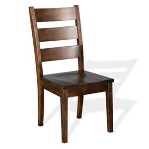 Sunny Designs Tuscany Ladderback Chair with Wood Seat