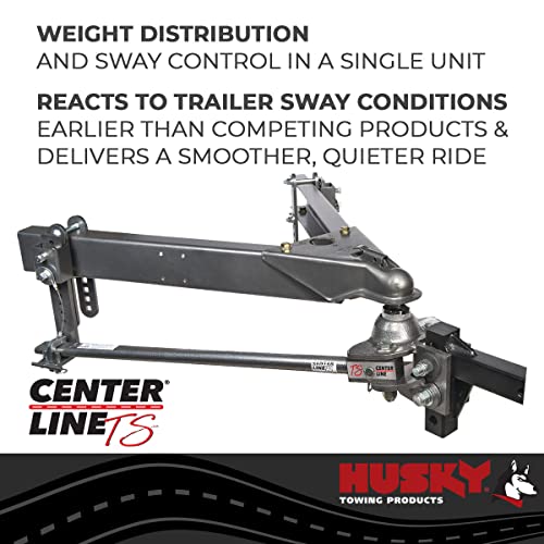 Husky 32218 Center Line TS with Spring Bars - 800 lb. to 1,200 lb. Tongue Weight Capacity (2-5/16" Ball)