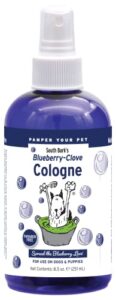 show season animal products 1 south bark blueberry-clove pet cologne 8.5 oz. for dogs | long-lasting odor eliminator | cruelty-free | paraben-free | biodegradable and non-toxic | made in usa