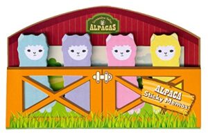 streamline valley alpacas sticky memo tab set, multicolor (asm025)
