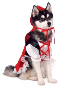 rubie's unisex adult red riding hood pet accessory, as shown, xl neck 20 girth 27 back 28 us