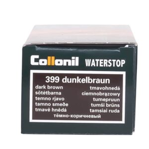 Collonil Dark Brown Cream Revives Color, Waterproofs, Cleans, and Conditions All Leather Shoes & Handbags